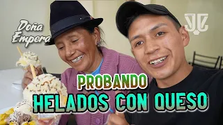 John Valverde COMIENDO HELADOS CON QUESO junto a Doña Empera