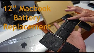 My 12inch Macbook Battery Replacement. First time seeing how the battery look like,