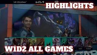 LEC Spring 2023 W1D2 - All Games Highlights | Week 1 Day 2 LEC Spring 2023