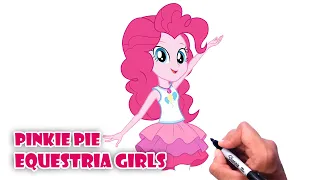 How to Draw Pinkie Pie Equestria Grils | My Little Pony
