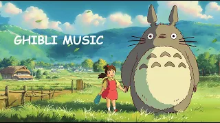 Piano Ghibli music for reading, studying, homework, stress relief, and relaxation | Best Ghibli pian