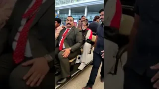 Amitabh bachchan cam Hyderabad airport