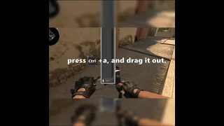 How to get crosshair on sniper rifles in csgo? #Shorts