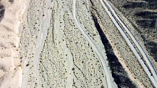 Droning above and below Nelson, NV