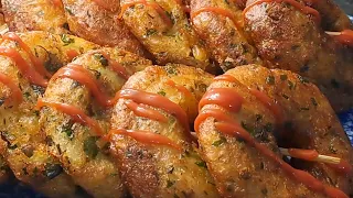 Potato Donuts Recipe in a new way | دونات سیب زمینی به روش جدید  آسان و خوشمزه