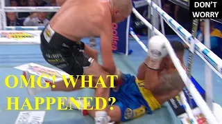 When Usyk Fell Down Mid-Fight!