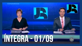 Assista à íntegra do Jornal da Record | 01/09/2020