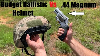 .44 Magnum Vs Budget Ballistic Helmet