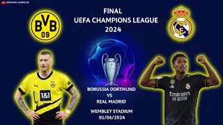 BORUSSIA DORTMUND VS REAL MADRID | FINAL CHAMPIONS LEAGUE | Pronóstico en FC 24 #football #youtube