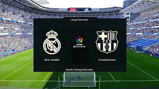 Real Madrid vs Barcelona | Estadio Santiago Bernabéu | | 2022-23 La Liga | PES 2021