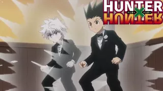 Gon & Killua show their REN to Tsezguerra (dub)