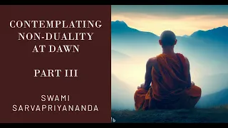 Contemplating Non-duality at Dawn III · Swami Sarvapriyananda