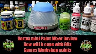 Four E'S Scientific Mini Vortex paint mixer Vs 90s Games Workshop Paints (HD)