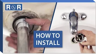 How to Install a Bathroom Sink Drain | Repair and Replace