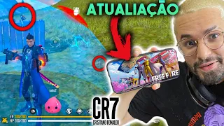 JOGAR EM PRIMEIRA PESSOA NO FREE FIRE? USEI CR7 NÍVEL MÁXIMO NOVO MELHOR PERSONAGEM