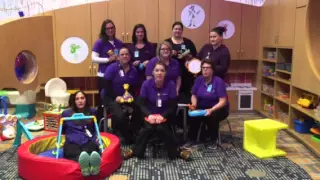 Baystate Children's Hospital Child Life Team thanks Universal Electric