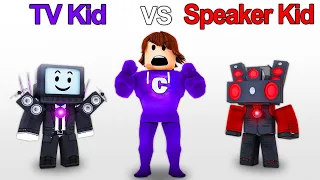 TV Kid vs Speaker Kid!