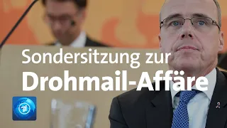 Hessischer Innenminister Beuth zu Drohmail-Affäre befragt