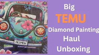 Big Temu Diamond Painting Haul Unboxing