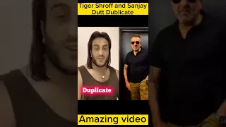 Tiger Shroff और Sanjay Dutt के Dublicate #shorts #viral #bollywood #socialmedia #trending