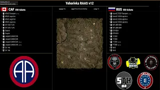 Кланвар  82AD (CAF) vs 5THMR, RSM, ENC, BT, BW (RUS) Режим RAAS SQUAD