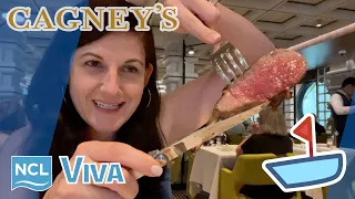 Don't miss this restaurant on your Norwegian cruise!... Cagney's Steakhouse on NCL Viva