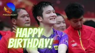 Fan Zhendong has a super fast backhand attack