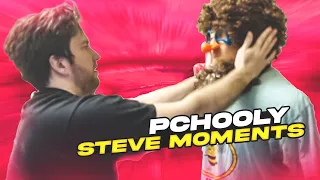 PCHOOLY BEING PCHOOLY FOR 10 MINUTES | PCHOOLY & STEVE BEST FUNNY RAGE MOMENTS