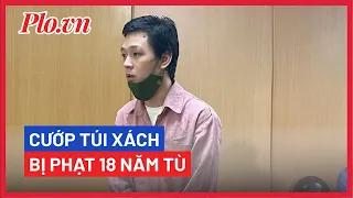 Kẻ cướp giật túi xách khiến bị hại 4 lần phải mổ hộp sọ bị phạt 18 năm tù - PLO