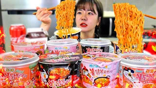 Fire Spicy noodle eating showㅣMUKBANG