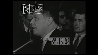 1957 John F. Kennedy Questions Jimmy Hoffa