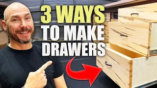 3 Ways To Build EASY DIY Drawers | Good, Better, Best