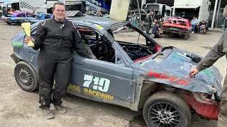 Lady Rookie Bangers UK Championship 2024! Skegness Raceway 27/05/24.