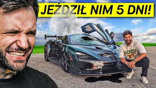 ZNANY YOUTUBER ROZBIŁ MCLARENA SENNĘ! - MotoNEWS