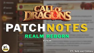 HOME REALMS ARE HERE! Full Patch Notes BREAKDOWN! | Call of Dragons ft. SoD & CUAlma