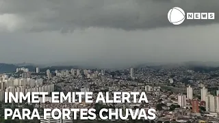 Instituto de Meteorologia emite alerta para fortes chuvas