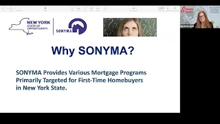 SONYMA Informational Webinar - Presentation that First - Time Homebuyers can't afford to miss!