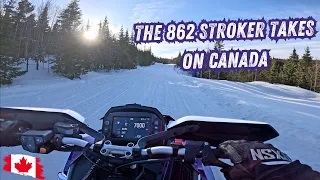 The Starfire 862cc stroker takes on Canada! But the Assault Boost had other plans for us....