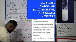 2024 WAEC CHEMISTRY PRACTICAL (final hints)
