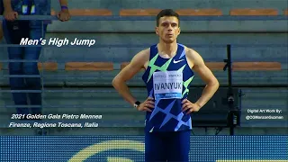 Men's High Jump.  Golden Gala Pietro Mennea. Firenze, Regione Toscana, Italia. 10/6/2021.