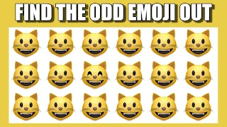 HOW GOOD ARE YOUR EYES #129 l FIND THE ODD EMOJI OUT l EMOJI PUZZLE QUIZ