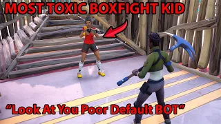 I Pretended To Be A Noob In Random Boxfights, Then DESTROYED TOXIC KID - Fortnite