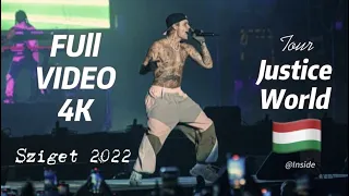 Justin Bieber - live @Sziget FESTIVAL 2022 (FULL CONCERT 4K) Part 1 Justice World tour The Best View