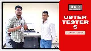 Uster Tester 5 ( U.T. 5 ) || R&D Testing Equipment || Sahoo Textile Academy