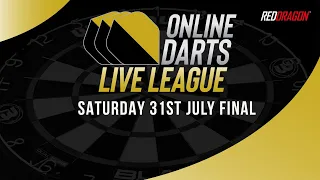 Online Darts Live League Saturday 31st July 2021 Final
