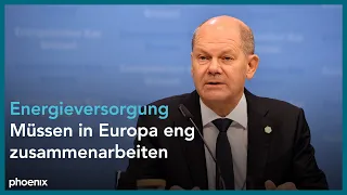 Pressekonferenz: Kanzler Scholz und Belgiens Premier De Croo zum deutsch-belgischen Energietreffen