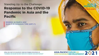 Standing Up to the Challenge: Response to the COVID-19 Pandemic in Asia and the Pacific | Webinar