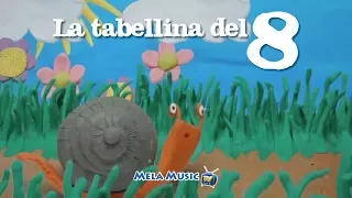 TABELLINA DELL'8 - Canzone della chiocciolina Marilù @Mela_Educational