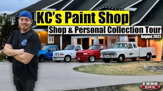 KC's Paint Shop Full Tour + Visiting KC's Collection | Ford Era