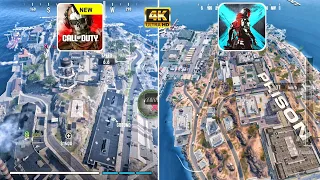 WARZONE MOBILE Vs BLOOD STRIKE - New Map Comparison | 4K Graphics | Gameplay
